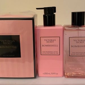 Victoria Secret Bombshell 3.4 fl.oz. Perfume, 8.4 fl.oz. Lotion & Body Mist